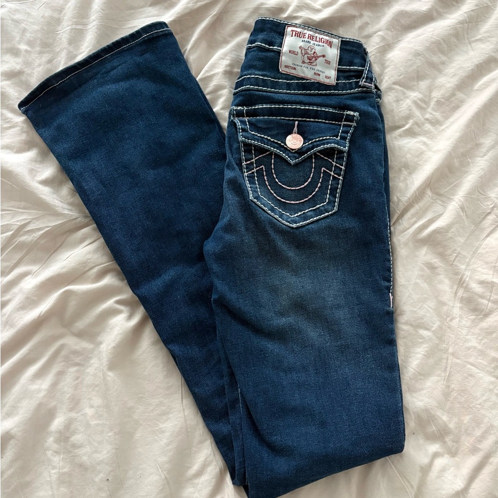 True Religion Women's Becca Mid rise Bootcut Jeans